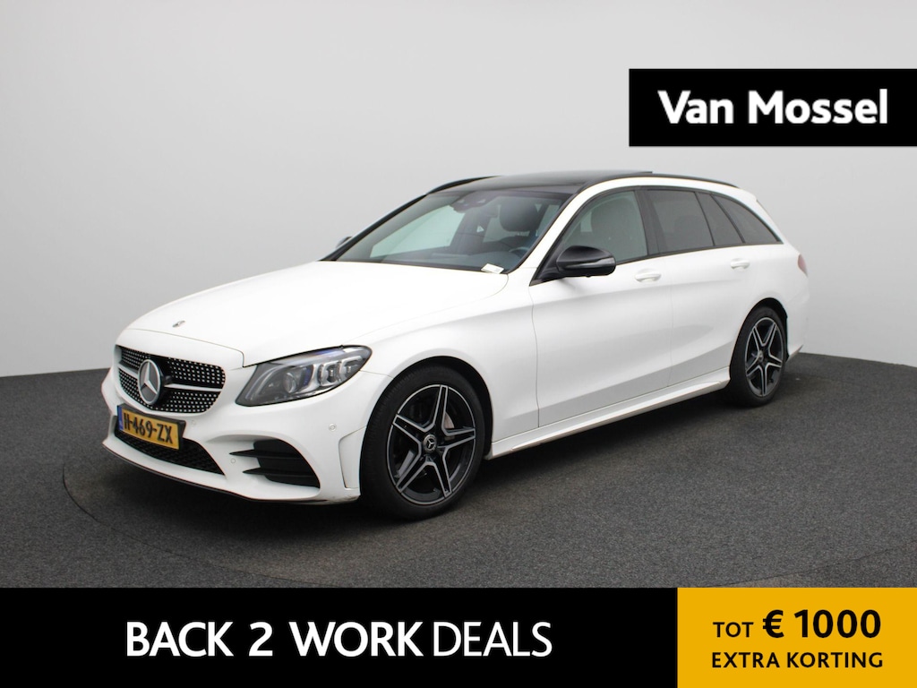 Mercedes-Benz C-klasse Estate 200 Business Solution AMG | Automaat | Apple Carplay / Android Auto | Sfeerverlichting | Panoramadak | Achteruitrijcamera | Parkeersensoren |