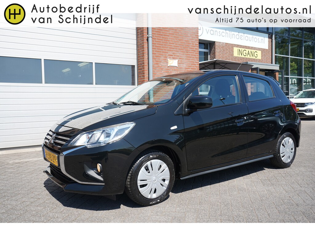 Mitsubishi Space Star 1.2 CONNECT+ 5 DEURS ORIGINEEL NEDERLANDS ANDROID/APPLECARPLAY(NAVI) AIRCO BLUETOOTH 4X PERF ALL SEASON BANDEN ELECTR.RAMEN/SPIEGELS
