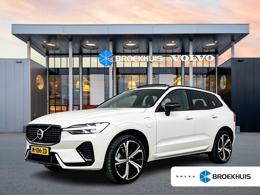 Volvo XC60 T6 Recharge R-Design | 21" | Harman Kardon | Trekhaak | Panoramadak | Elektr. verstelbare | Verwarmbare | Sportstoelen | Parkeercamera | Adaptieve Cruise | BLIS