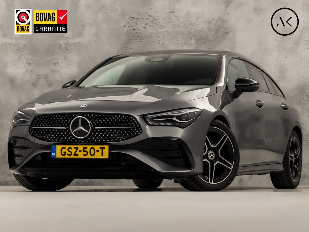 Mercedes-Benz CLA 180 AMG Sport Automaat (GROOT NAVI, LOGISCH NAP, CAMERA, LEDER, SPORTSTOELEN, GETINT GLAS, STOELVERWARMING, ELEK ACHTERKLEP, NIEUWSTAAT)