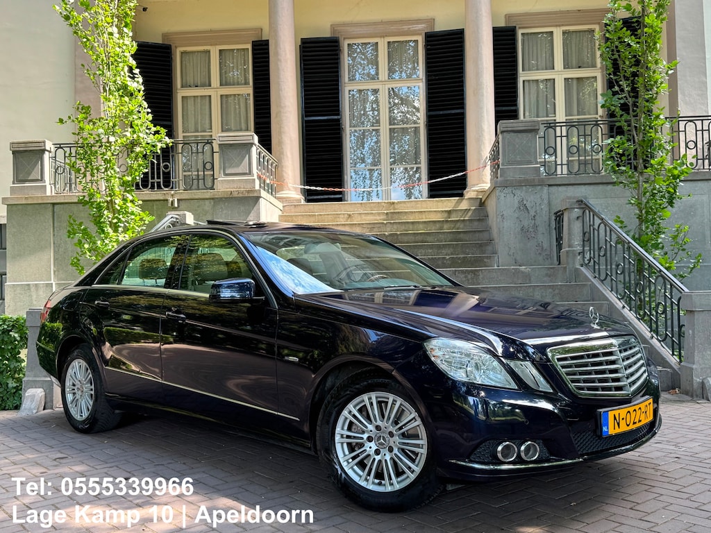 Mercedes-Benz E-klasse 350 CGI Automaat ELEGANCE Pano Navi Leder Climate Cruise Ctr Perfecte staat
