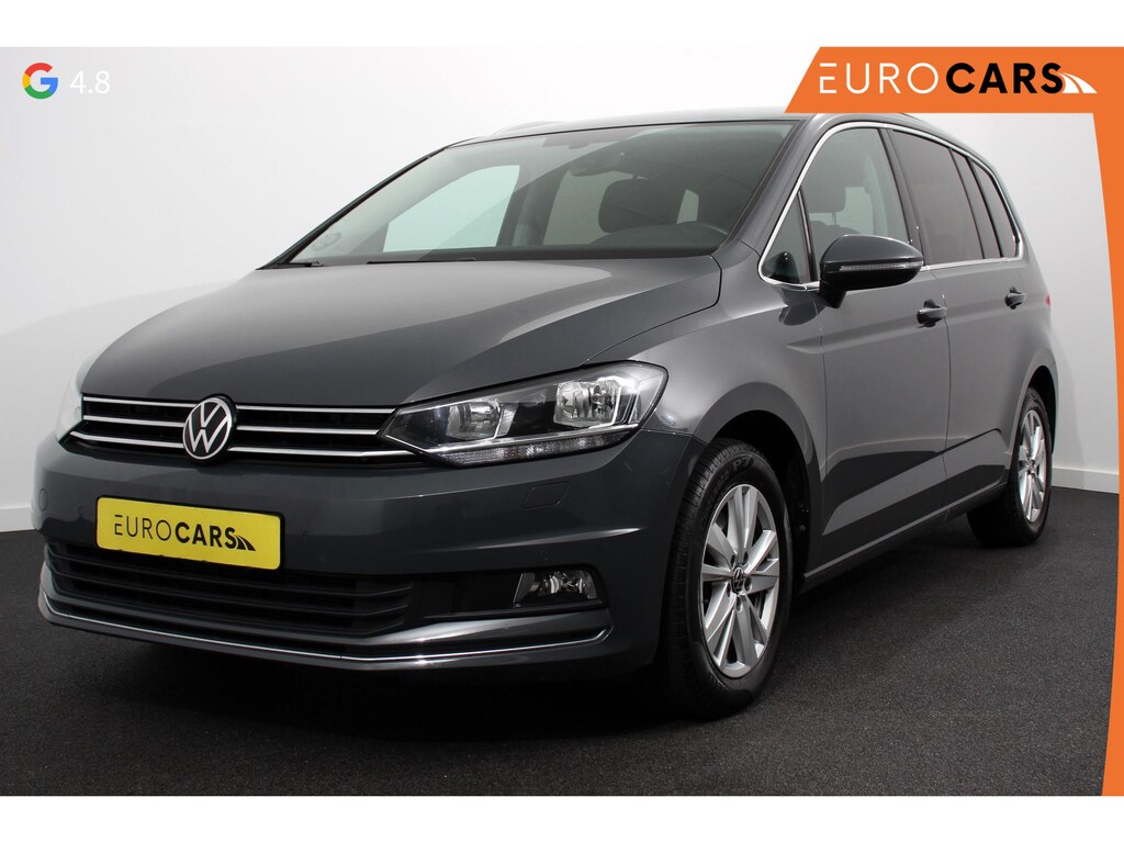 Volkswagen Touran 1.5 TSI DSG Highline 7p Navigatie Apple Carplay/Android Auto Parkeersensoren Adaptieve Cruise Control Stoel-en stuurverwarming Elektrische achterklep Getinte ramen Climatronic