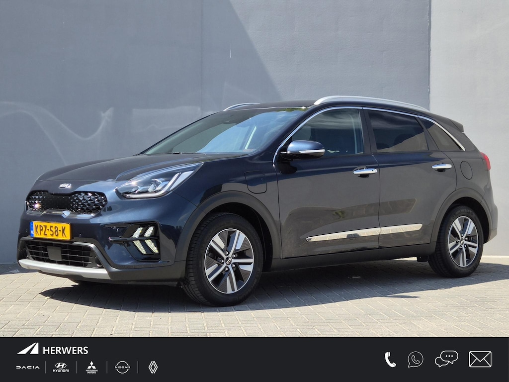 Kia Niro Hybrid 1.6 GDi PHEV ExecutiveLine / SOH 92% / Dealer onderhouden / Fabrieksgarantie tot 04-2028 / Trekhaak vast / JBL Audio Systeem / Trekgewicht 1300 kg / Stuur- Stoel & Achterbank verwarming / Achteruitrijcamera / Stoelventilatie / Adaptief cruise control /