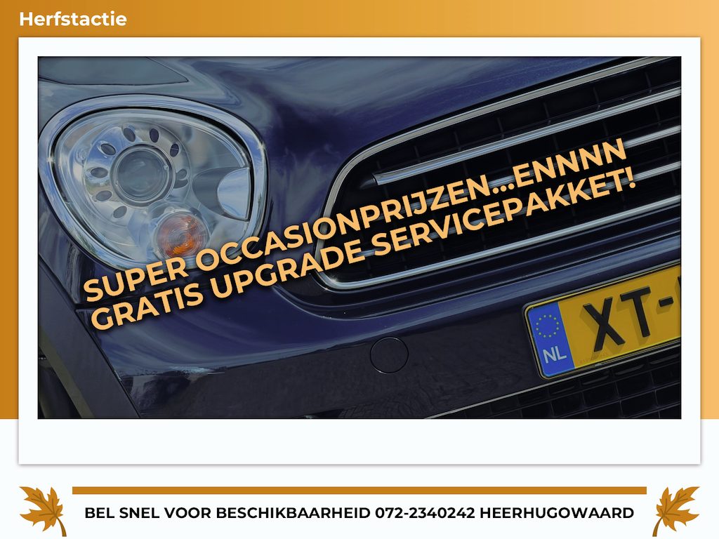 MINI Countryman 1.6 Cooper Chili Automaat - Cosmic Blue - Clima/Cruise - Keurig