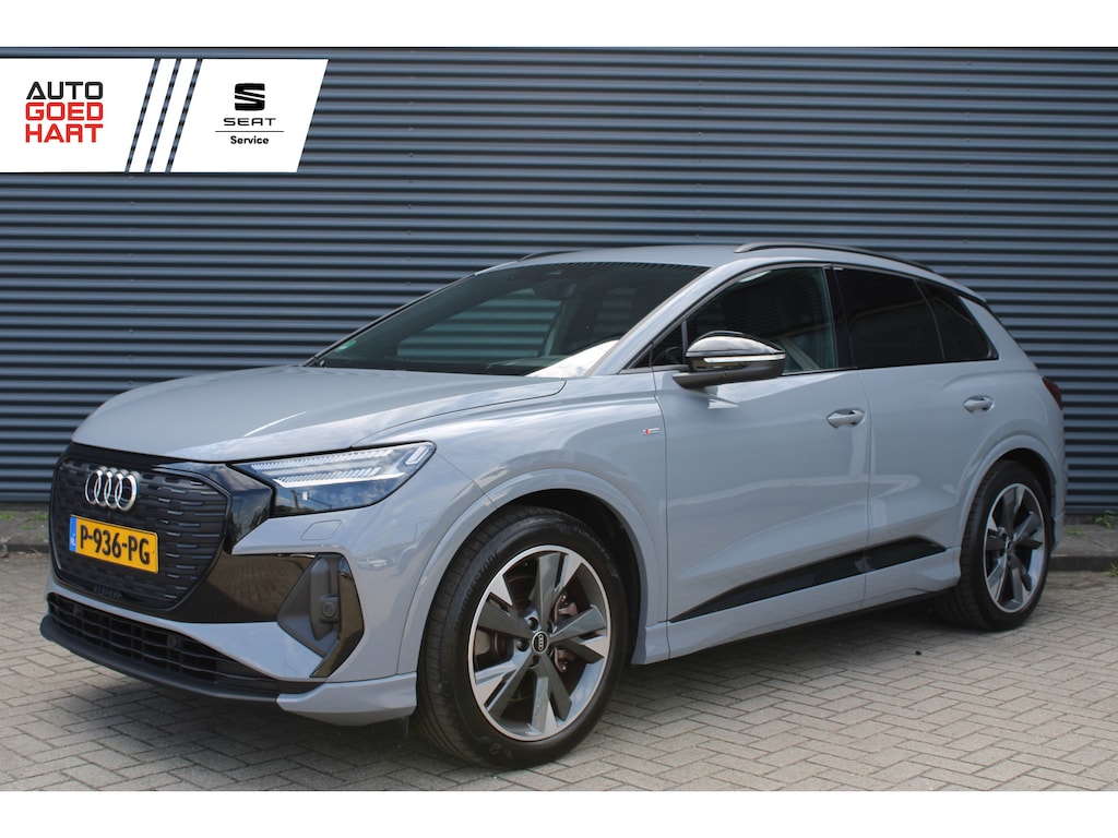 Audi Q4 e-tron 40 Launch Edition S Competition 77 kWh Warmtepomp SOH 95% Sonos Head-Up Adaptive-Cruise