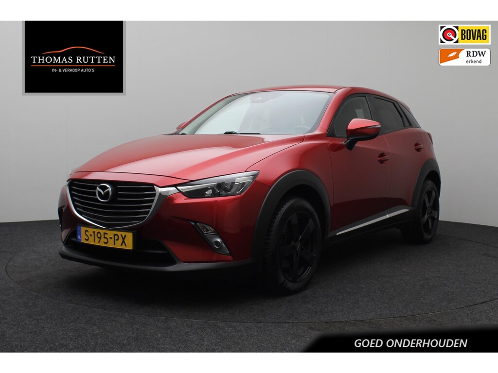 Mazda CX-3 2.0 SkyActiv-G 120 TS+ 2017 | Goed Onderhouden | Stoelverwarming | Navigatie | Cruise Control | DAB Radio | 2 Sleutels | Elektrische Ramen | Boekjes | Achteruitrij Camera | Lichtmetaal