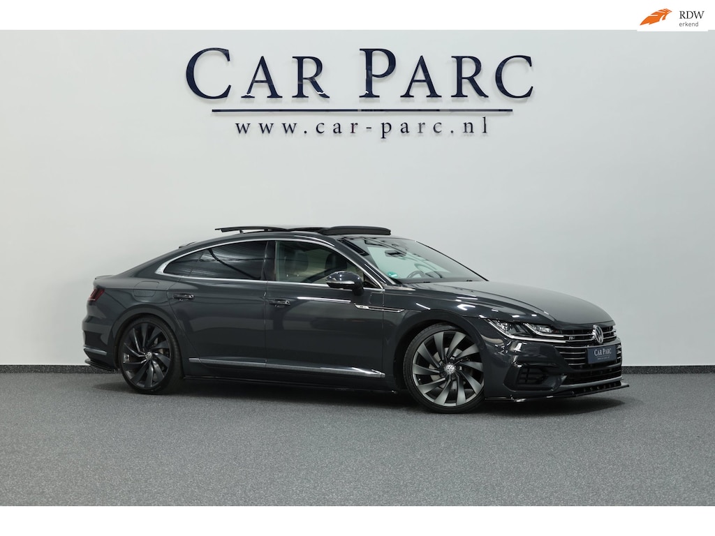 Volkswagen Arteon 2.0 TSI 3x R-line MAXTON/VIRTUAL/SFEER/PANO/HAF LEER+ALCANTARA+MASSAGE/KEYLESS/20"/CAM/LINE/ACC/12 MDN GARANTIE!