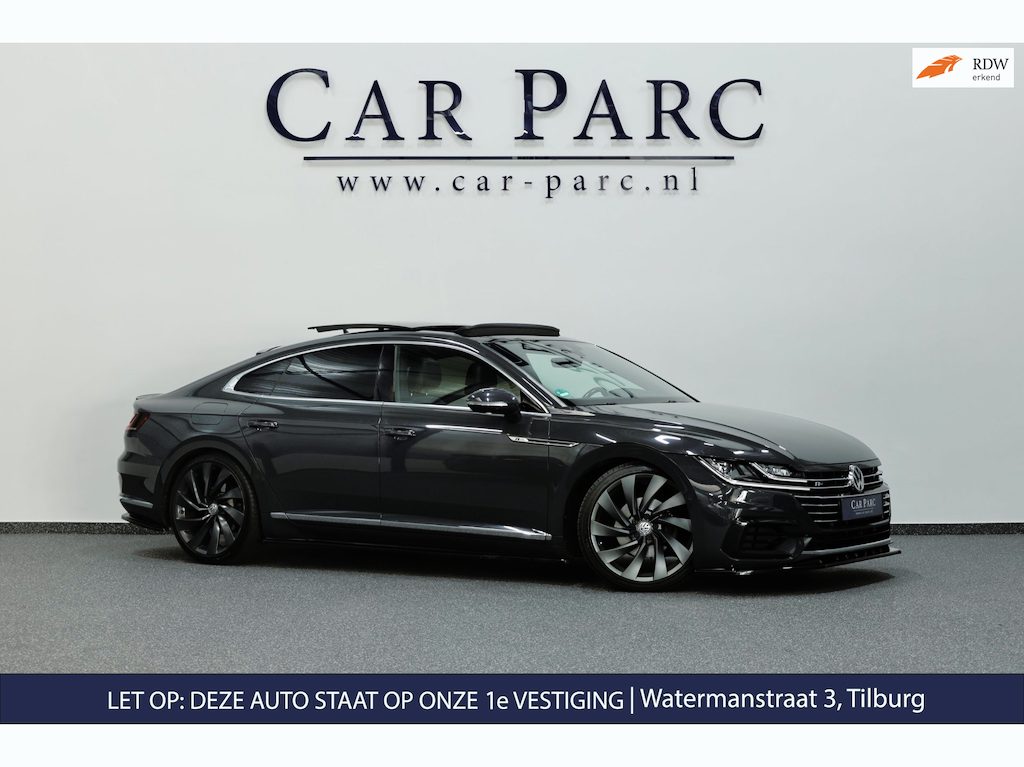 Volkswagen Arteon 2.0 TSI 3x R-line MAXTON/VIRTUAL/SFEER/PANO/HAF LEER+ALCANTARA+MASSAGE/KEYLESS/20"/CAM/LINE/ACC/12 MDN GARANTIE!
