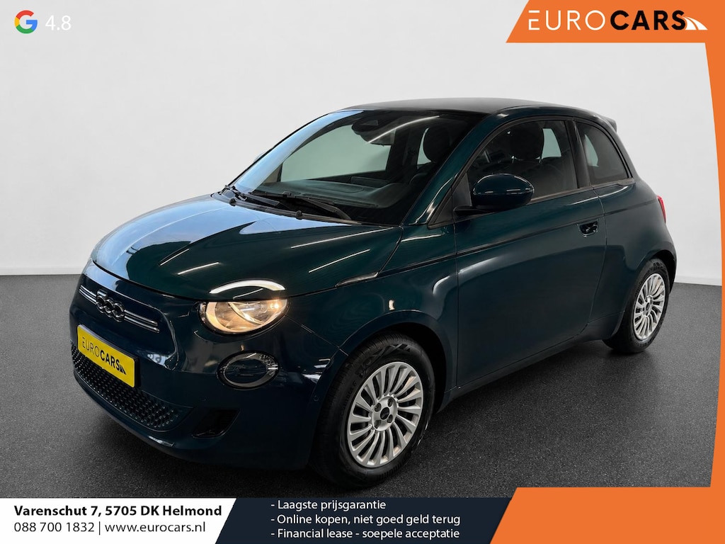 Fiat 500e 42 kWh Navigatie by Apple Carplay Android Auto camera Parkeersensoren rondom Dodehoekdetectie Cruise Control Stoelverwarming Keyless Entry Climate Control