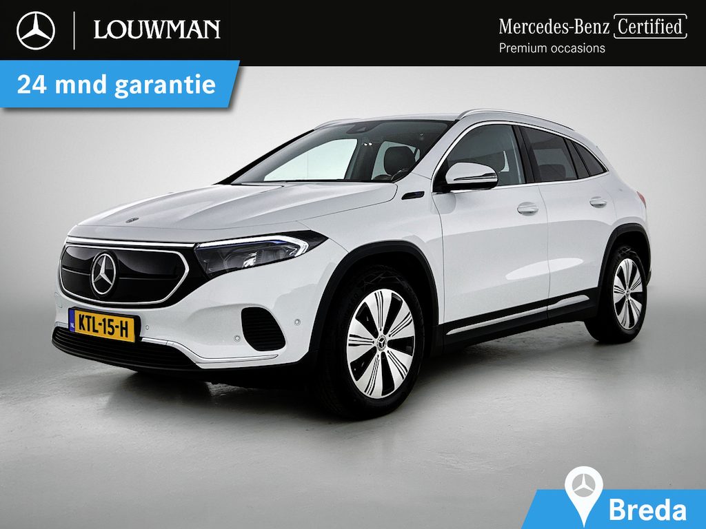 Mercedes-Benz EQA 250 Progressive 67 kWh | Ledkoplampen | Sfeerverlichting | Parkeerpakket met achteruitrijcamera | Dakhemel stof zwart. Inclusief 24 maanden MB Certified garantie voor Europa.