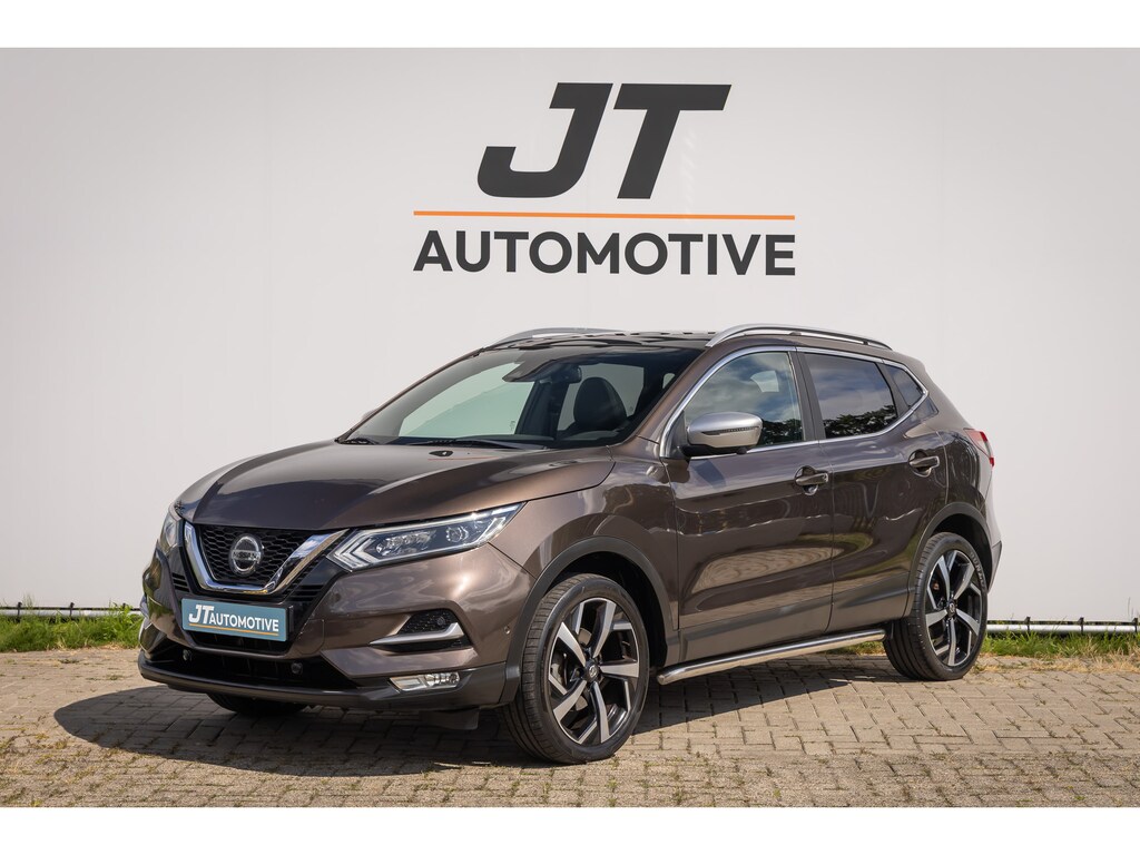 Nissan Qashqai 1.2 Tekna+ nlauto Pano | memory stoelen | Ledere bekleding | Stoelverwarming | bose audio | 360 camera | klimaat control | pdc |