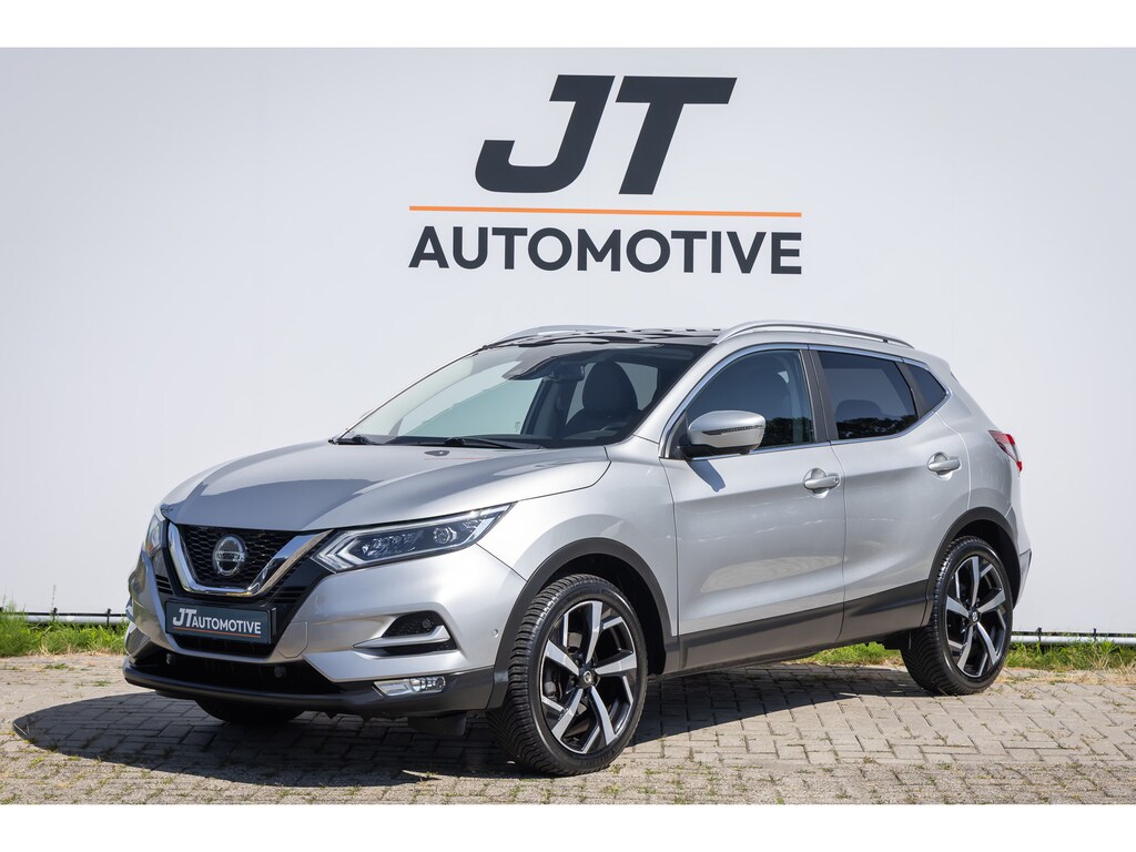 Nissan Qashqai 1.3 DIG-T Tekna + nlauto Pano | Stoelverwarming | Elektrische stoel | 360 Camera | PDC | Half ledere bekleding | Voorruitverwarm