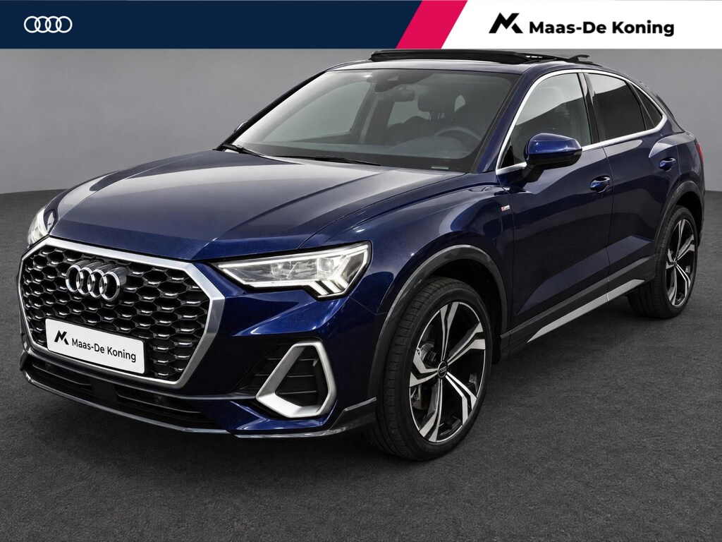 Audi Q3 Sportback 45TFSIe 245PK S Line Panoramadak · Trekhaak · Camera + Parkeersensoren · Apple/Android Car Play ·