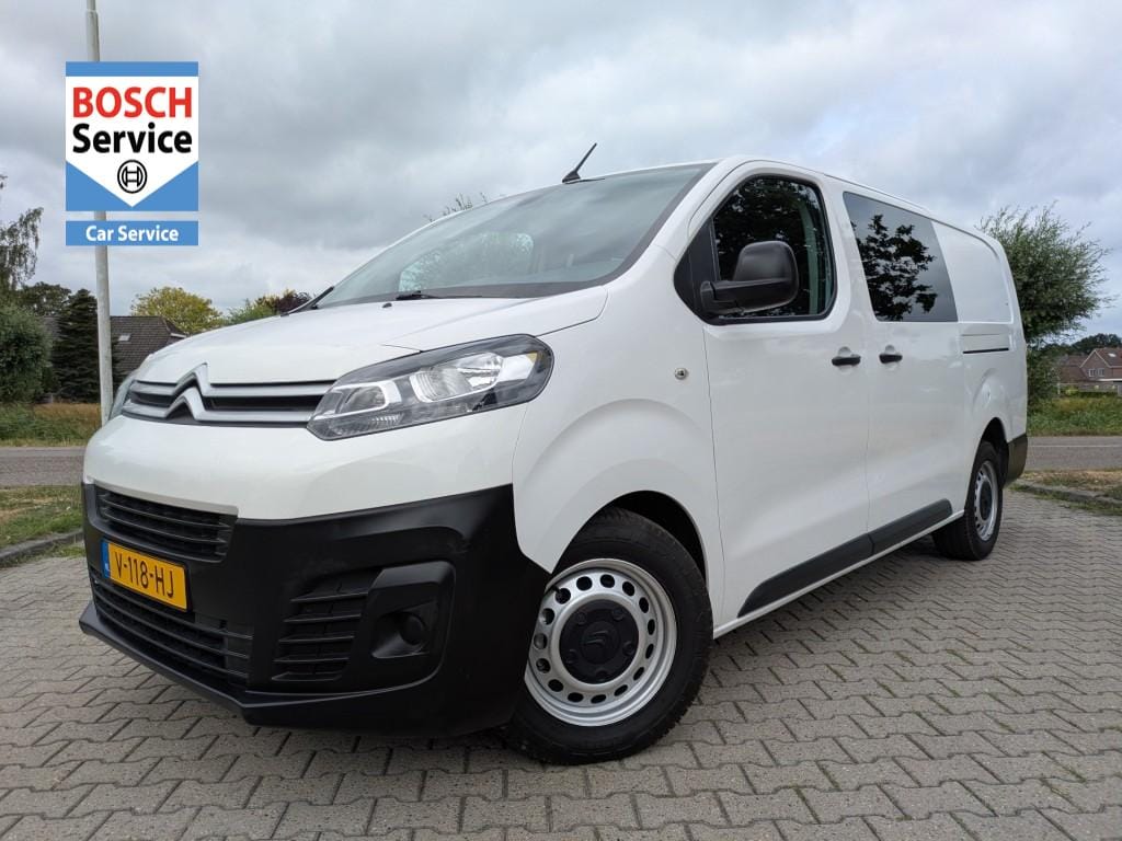 Citroën Jumpy 2.0 BlueHDI 120 Club XL DC Dubbel Cabine I Marge Geen BTW I 6 Persoons I Airco I Cruise I 2x Schuif I Trekhaak