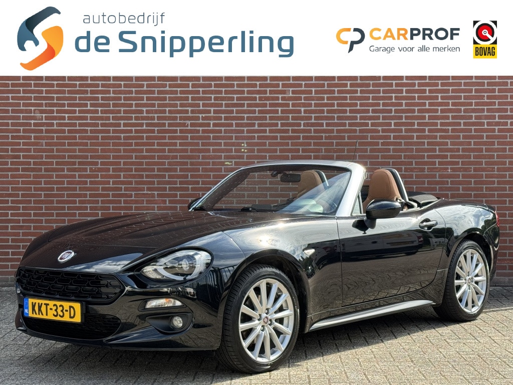 Fiat 124 Spider 1.4 M-AIR T LUSSO AUTOMAAT NAV CAMERA CRUISE LEER STOELVW DAB XENON LMV