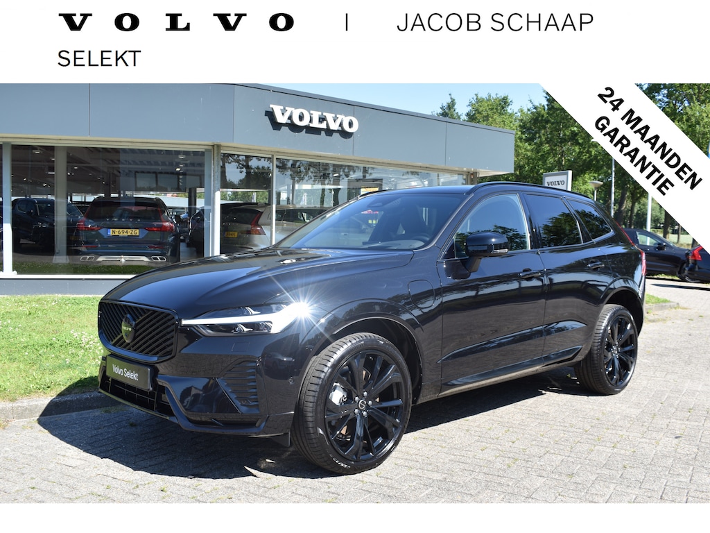 Volvo XC60 T6 AWD 350PK Automaat Plug-in Hybrid Ultra Black Edition | HUD | Luchtvering | Trekhaak | 360 Camera | H&K | 21"LMV | Stoelverwarming | Panodak |