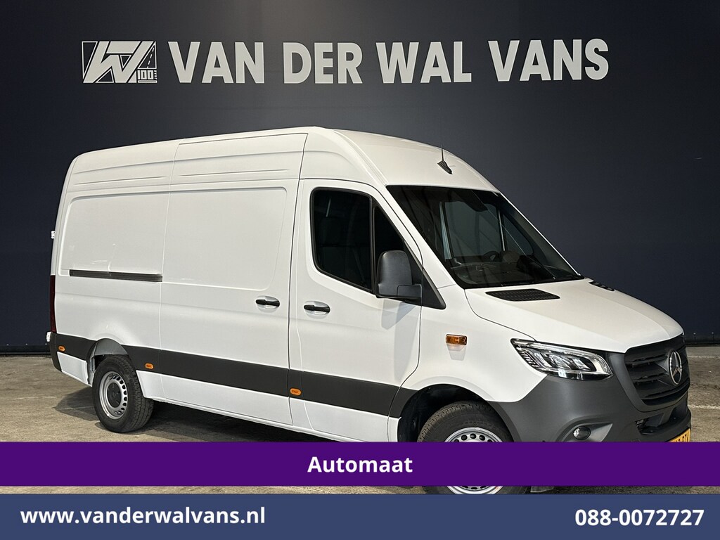 Mercedes-Benz Sprinter 317 CDI 170pk 9G-Tronic Automaat L2H2 Facelift Euro6 Airco | Camera | XXL Navigatie | Adaptieve Cruisecontrol | LED Chauffeursstoel, Parkeersensoren, Stoelverwarming, Bijrijdersbank