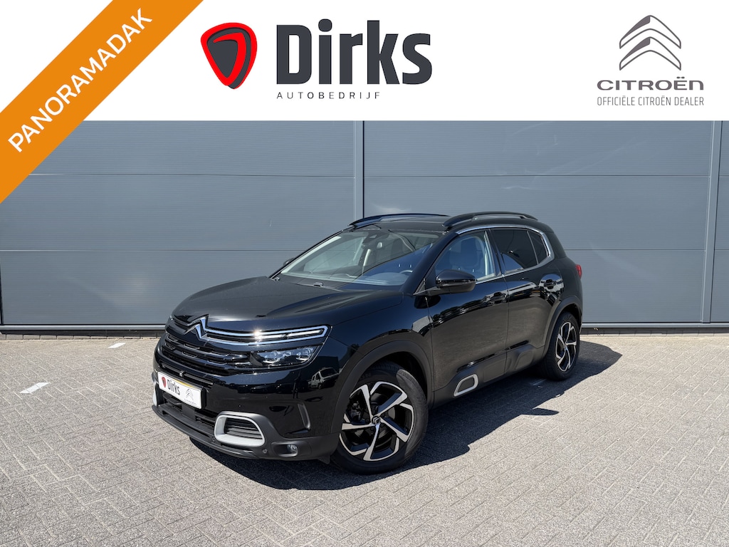 Citroën C5 Aircross 180pk Shine (Elektrisch Schuifdak - Trekhaak - Elektrische Klep - Leder incl stoelverwarming - 360gr Camera - LED - Adaptieve Cruise Controle - Keyless Entry)