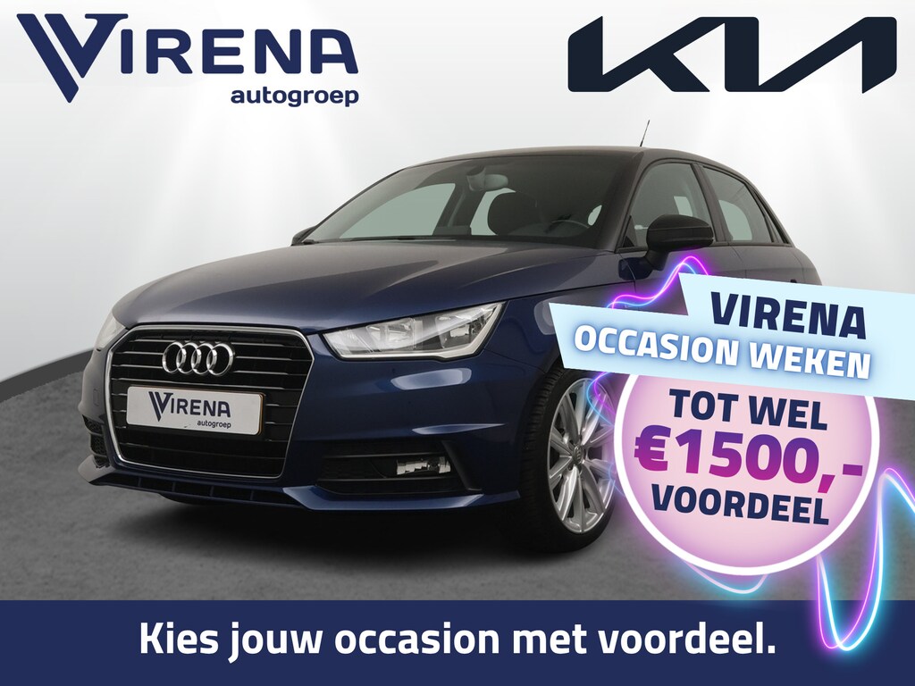 Audi A1 Sportback 1.0 TFSI Pro Line - S-Line - Cruise control - Navigatie - Audi Multimedia - - Virena Zekerheidspakket 895 ,- BOVAG Garantie