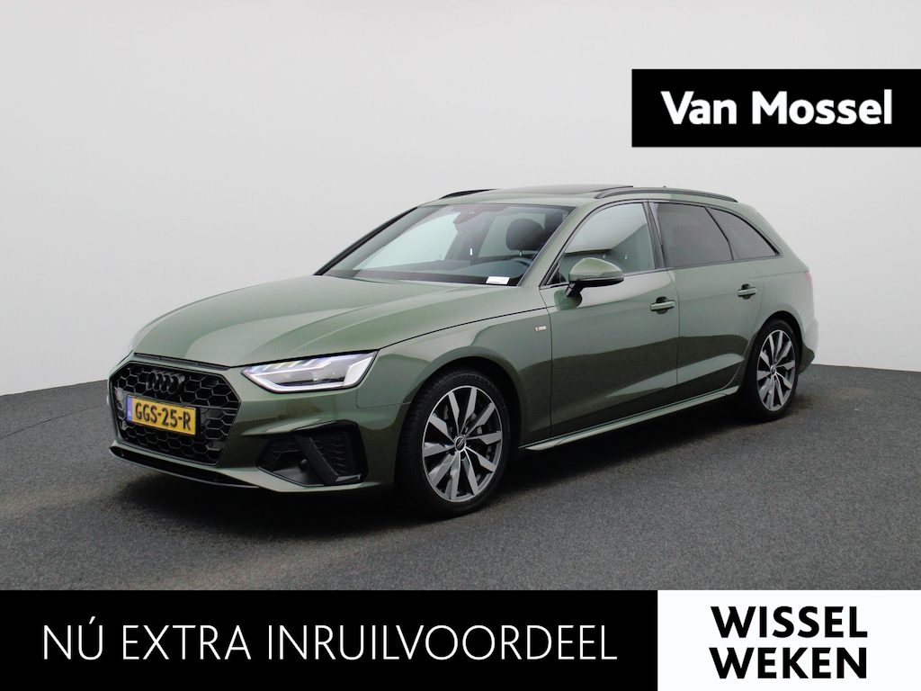 Audi A4 Avant 2.0 40 TFSI S edition Competition | Panoramadak | 2X S-LINE | Virtual Cockpit | Achteruitrijcamera | Apple Carplay / Android Auto | Stoelverwarming | Climate Control | Cruise Control | Lichtmetalen Velgen |
