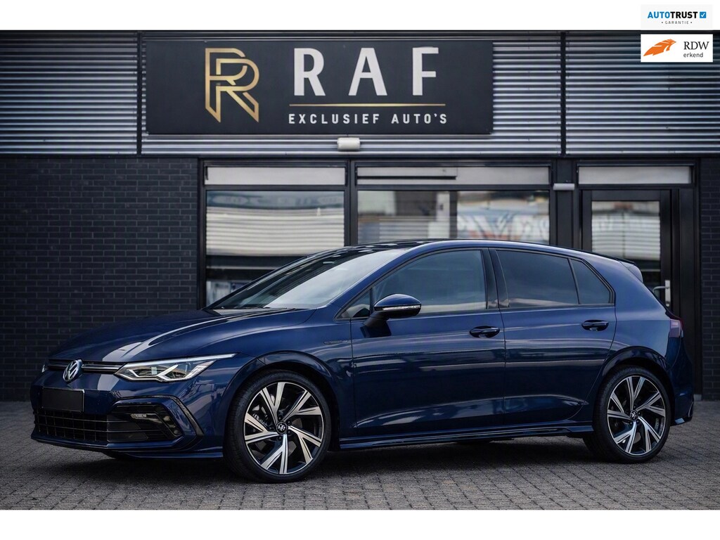 Volkswagen Golf 1.5 eTSI R-Line Business,Automaat,Carplay,Atlantic Blue Metallic,Stuurverw,Stoelverw,enzzz