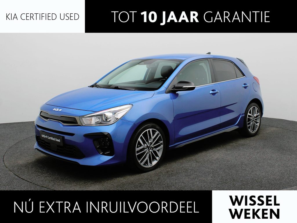 Kia Rio 1.0 T-GDi MHEV GT-Line | Airco | Navi | Camera | Parkeerhulp | Lm Velgen |