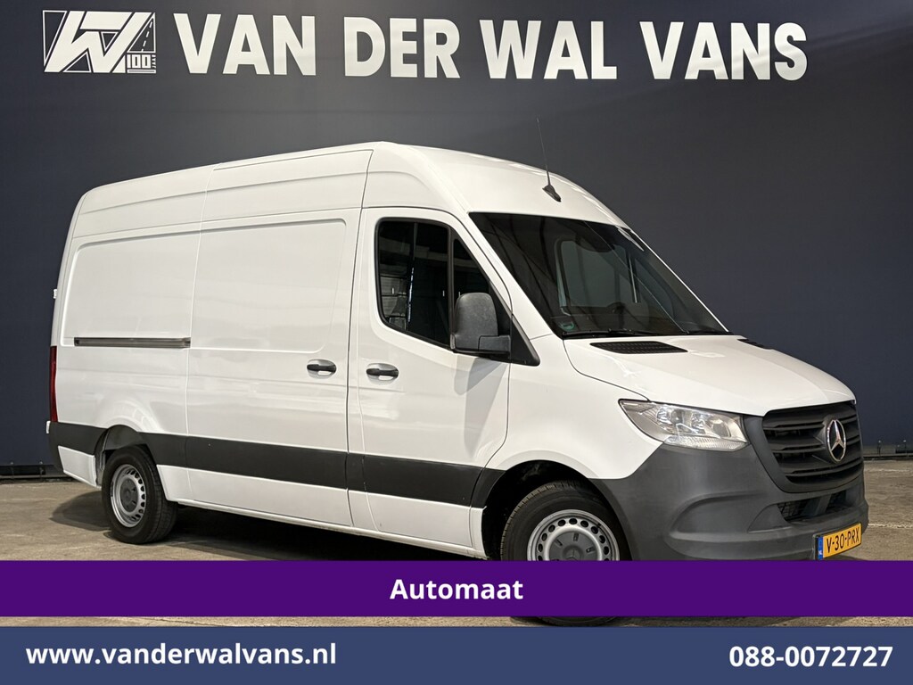 Mercedes-Benz Sprinter 317 CDI 170pk 9G-Tronic Automaat L2H2 Euro6 Airco | Camera | Navigatie | Apple Carplay | Cruisecontrol Android Auto, Stoelverwarming, Trekhaak, Bijrijdersbank
