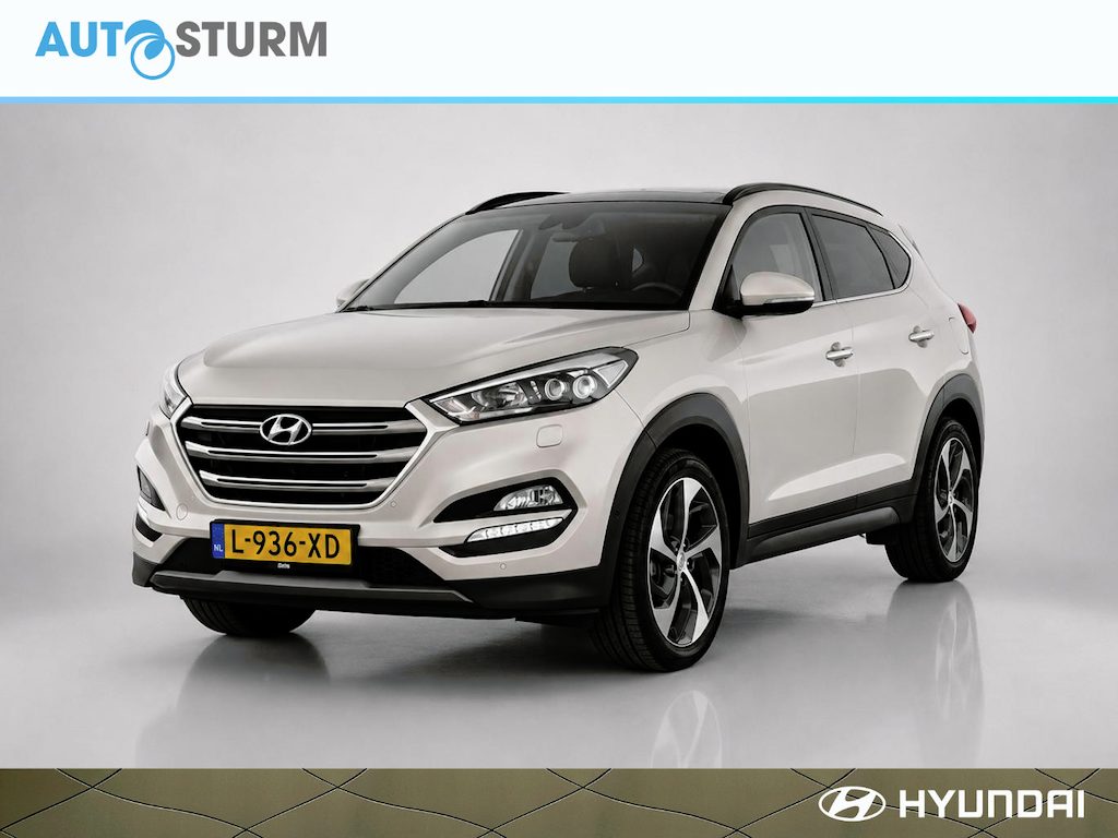 Hyundai Tucson 1.6 T-GDi Premium 4WD Automaat incl. Trekhaak + Panodamadak!