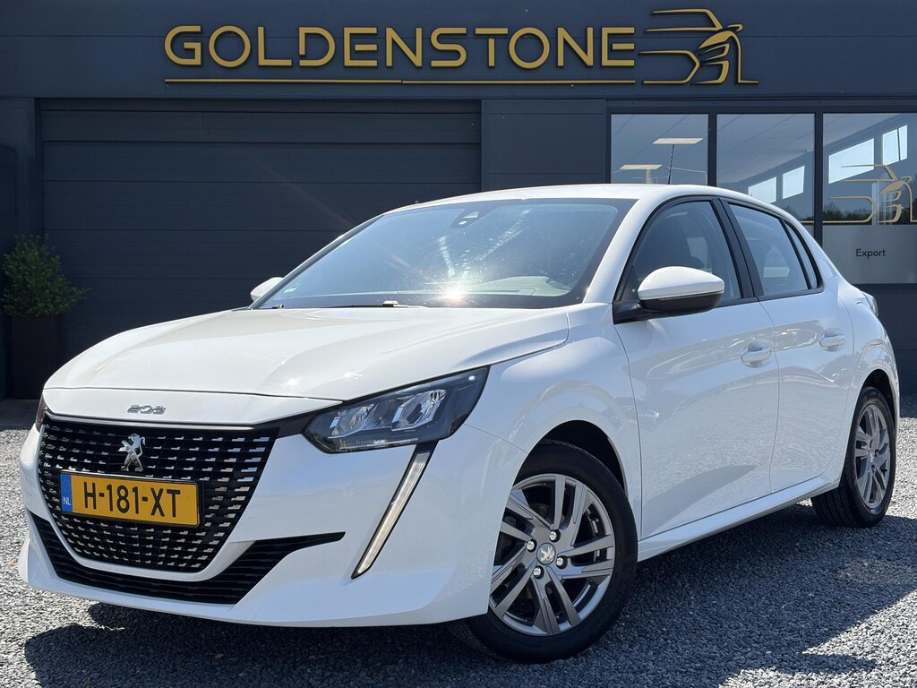 Peugeot 208 1.2 PureTech Blue Lease Active 2e Eigenaar,D-riem vv in 11-2025,Camera,Navi,Carplay,75pk,Clima,Cruise,Rijstrooksensor,Pdc,Lm velgen,N.A.P,Apk tot 11-2027