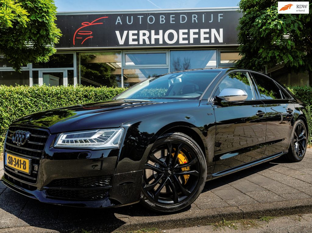 Audi S8 4.0 TFSI QUATTRO | CARBON | RS ZETELS | PANORAMA | 360 CAMERA | HUD | BOSE AUDIO | MEMORY SEATS | STOELVERW VOOR + ACHTER