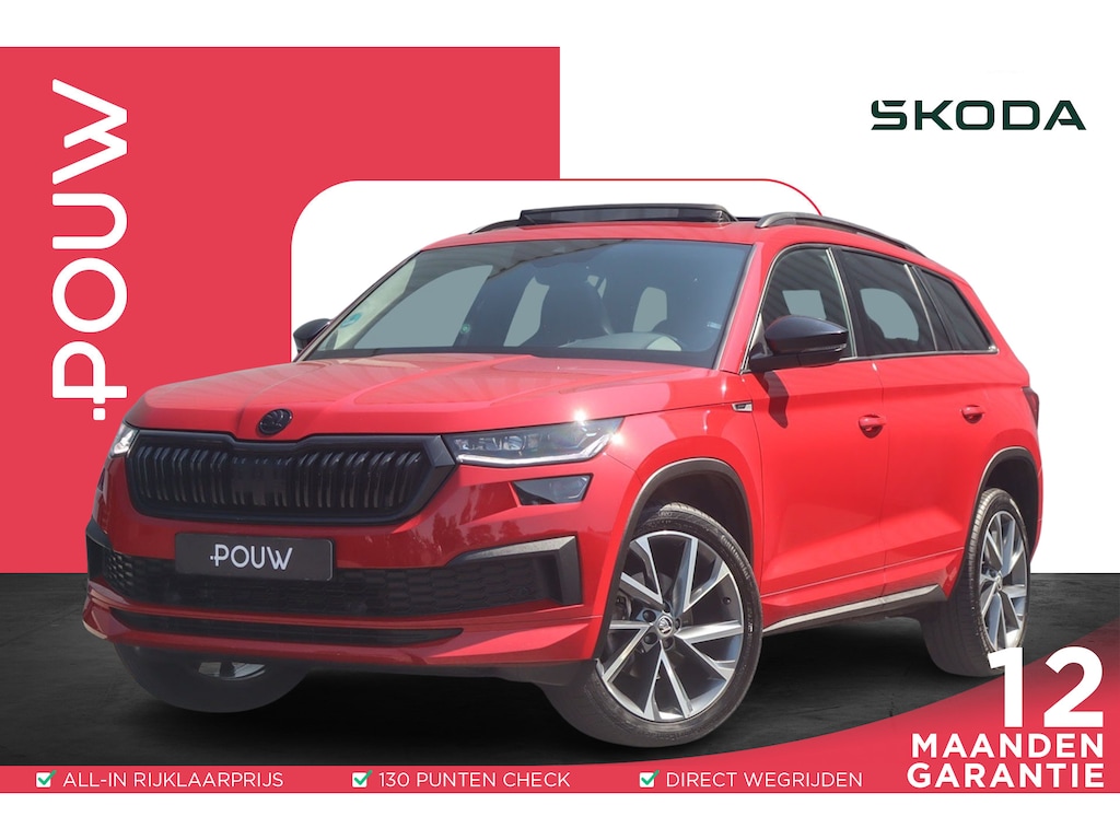 Skoda Kodiaq 1.5 TSI 150pk DSG Sportline Business 7p. | Panoramadak | 20" Velgen | Adaptive Cruise