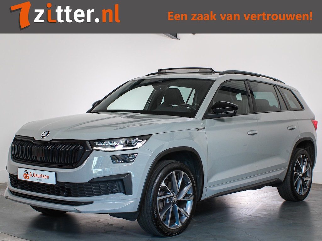 Skoda Kodiaq 1.5 TSI Sportline Business, 7-Persoons, Trekhaak, Panoramadak, Memory stoelen, Apple CarPlay/Android Auto