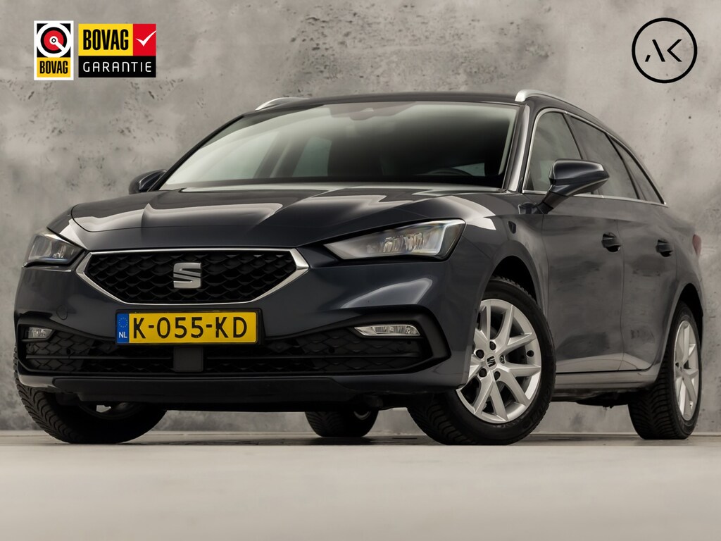 SEAT Leon 1.5 TSI Sport (4 CILINDER, APPLE CARPLAY, GROOT NAVI, CAMERA, GETINT GLAS, SPORTSTOELEN, ADAPTIVE CRUISE, KEYLESS, NIEUWSTAAT)