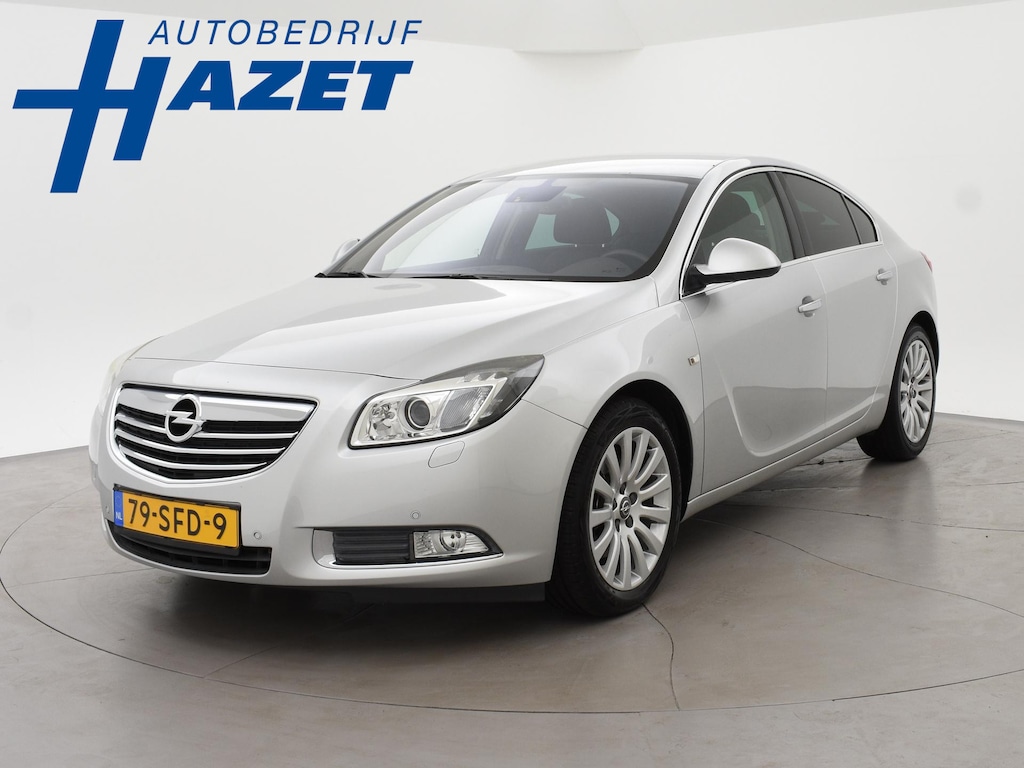 Opel Insignia 1.6T 180 PK *26.793 KM* ORIG. NL 1e EIGENAAR COSMO + LEDER | XENON | NAVIGATIE | STOELVERW. | MEMORY