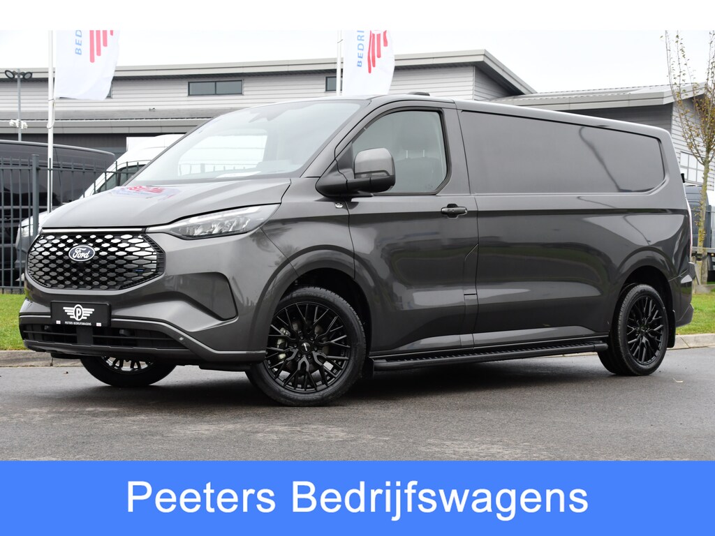 Ford E-Transit Cust. 340 L2H1 Limited 65 kWh PB Edition Virtual, Adaptieve Cruise, Camera, Carplay, Stoelverwarming, LED, 218pk, NAVI, Uniek!