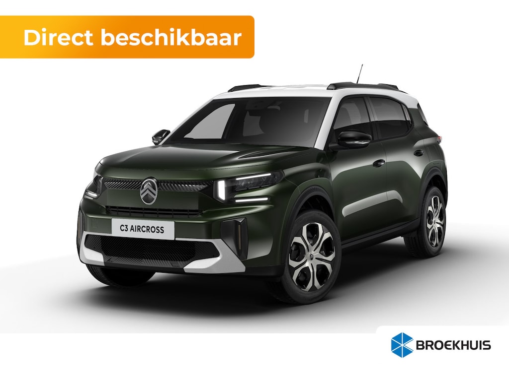 Citroën C3 Aircross Hybrid 145 PLUS | Achteruitrijcamera | Extra getinte achterste zijruiten en achterruit | Koplampen met ECO LED verlichting