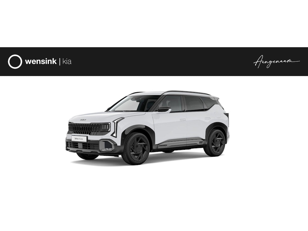 Kia Seltos 1.6 GDi DCT6 Hybrid X-line Launch Edition | Harman Kardon premium sound | Panoramisch schuif/-kanteldak | Dodehoekcamera | LED-koplampen | Auto flush deurgrepen | Elektrisch bedienbare achterklep |