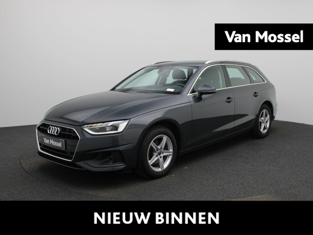 Audi A4 Avant 2.0 30 TDI S tronic Business Ed AUTOMAAT | LEDER | VIRTUEEL | CLIMA | CRUISE | STOELVERWARMING | ELEKTRISCHE KOFFERKLEP | LED | DAB | LMV | PDC | 12 MAANDEN BOVAG GARANTIE |