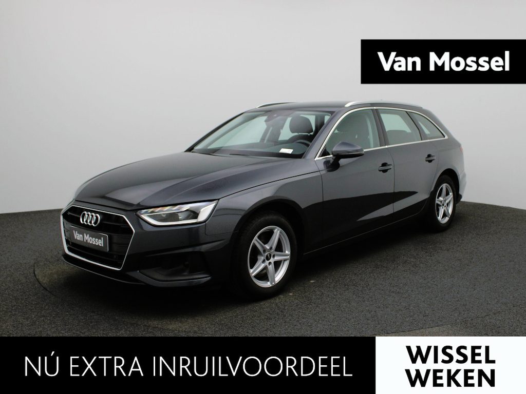 Audi A4 Avant 35 TDI Pro Line AUTOMAAT | LEDER | VIRTUEEL | CLIMA | CRUISE | STOELVERWARMING | ELEKTRISCHE KOFFERKLEP | LED | DAB | LMV | PDC | 12 MAANDEN BOVAG GARANTIE |