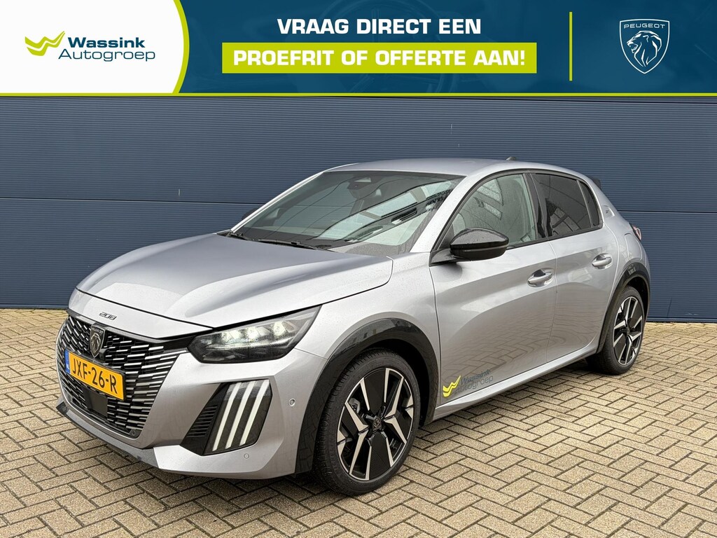 Peugeot 208 1.2 Hybrid 110 e-DCS6 GT | Navigatie | Parkeercamera | Parkeersensoren | LED | Dodehoek detectie |