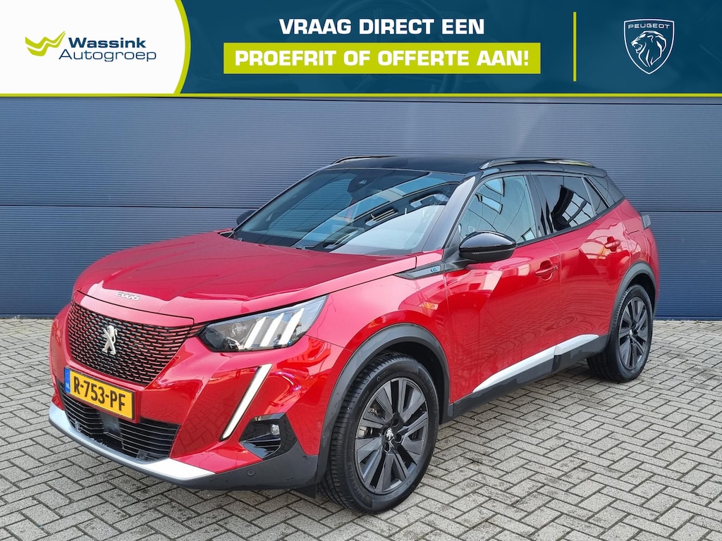 Peugeot e-2008 EV GT Pack 50 kWh | SOH 93% | Stoelverwarming | Apple Carplay | Alcantara Bekleding | Climate Control | Adaptieve Cruise Control |
