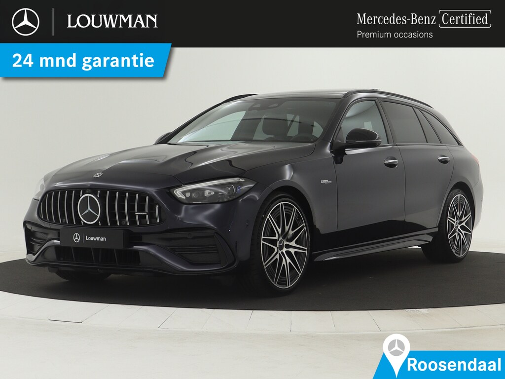 Mercedes-Benz C-klasse Estate AMG 43 4MATIC 408 pk | Premium Plus pakket | AMG Nightpakket | AMG Drivers Package | Draadloos oplaadsysteem voor Smartphone | AMG track pace | Burmester® 3D surround sound system | Rijassistentiepakket Plus |