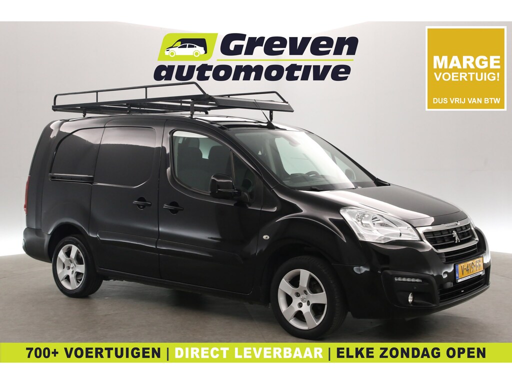 Peugeot Partner 1.6 BlueHDi L2 100PK | Marge | Clima | Cruise | Navi | Imperiaal | Trekhaak | Parkeersens.