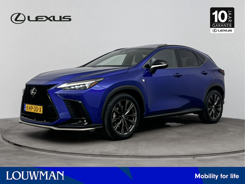 Lexus NX 450h+ AWD F-Sport Line | Glazen Schuifdak | Zwart Leder Interieur |