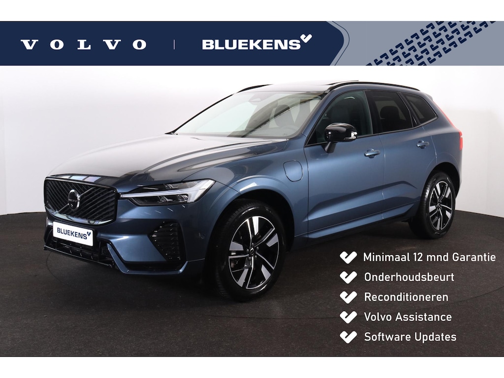 Volvo XC60 T6 Recharge AWD Plus Dark - Panorama/schuifdak - IntelliSafe Assist & Surround - 360º Camera - Harman Kardon audio - Verwarmde voorstoelen, stuur & achterbank - Parkeersensoren voor & achter - Elektr. bedienb. voorstoelen met geheugen - Head up display - Draadloze tel. lader -  Extra getint glas - 19' LMV