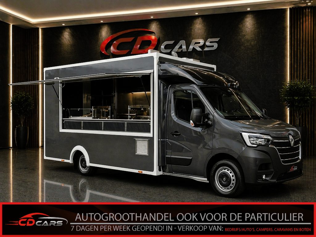 Renault Master Food Truck Clima, Koelkast, Bakplaat, Frituurpan, A start stop, Oven, Cruise control .