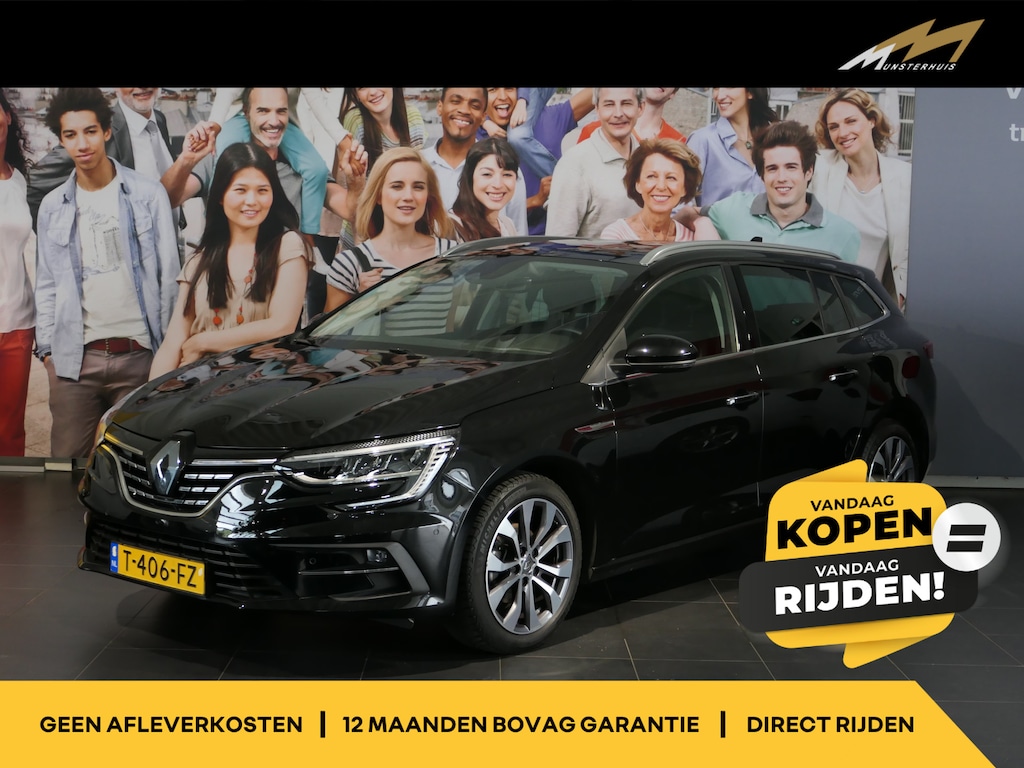 Renault Megane Estate 1.3 TCe 140 Techno - Occasion Lease vanaf €479 p/m - Dodehoek - Parkeerassistent - Camera - Allseasons
