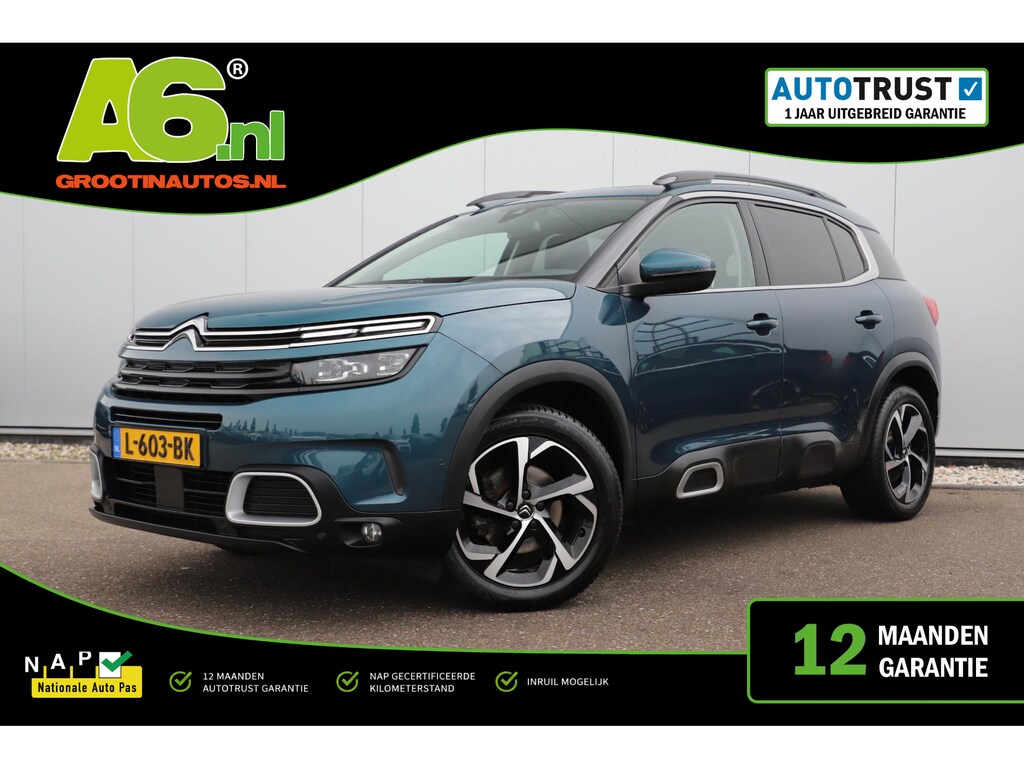Citroën C5 Aircross 1.2 PureTech Business Plus 131PK Automaat Trekhaak Panoramadak Navigatie Achteruitrijcamera Climate Cruise Control Carplay Android