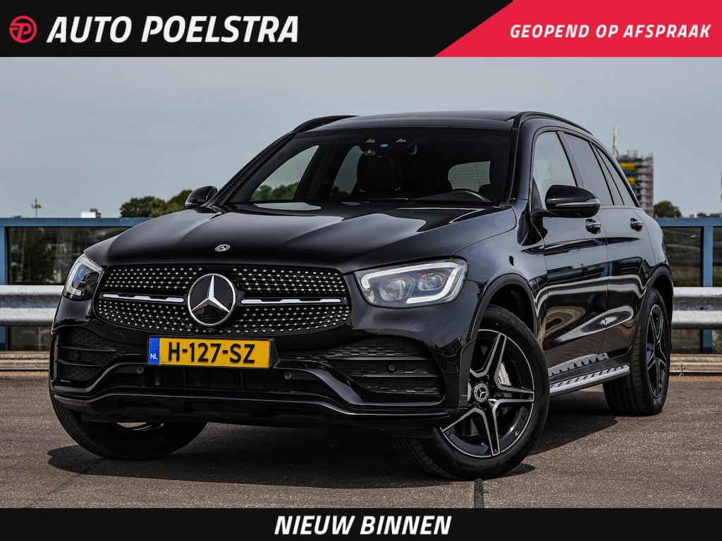 Mercedes-Benz GLC 200 Premium Plus AMG Night Edition | Panoramadak | Burmester | Trekhaak | Digital Cockpit | Rondomzicht Camera | Keyless | Sfeerverlichting | Multibeam LED | Dealeronderhouden | 19"