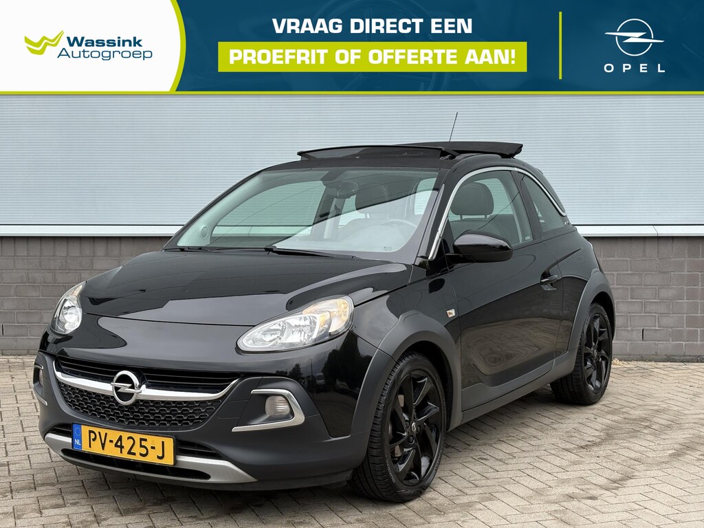 Opel Adam 1.0 Turbo Rocks | Cabrio | Volledig Onderhouden | Stoel- en Stuurwielverwarming | Citysteering | Cruise Control | Zwarte Velgen | Navigatie